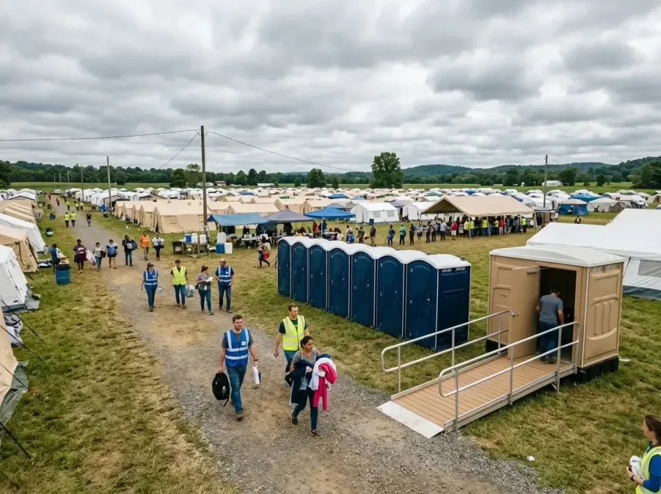 disaster-relief-camp-restrooms-010 — frequently asked questions, Dumpster & Portable Bathrooms Rental in West Fork, AR